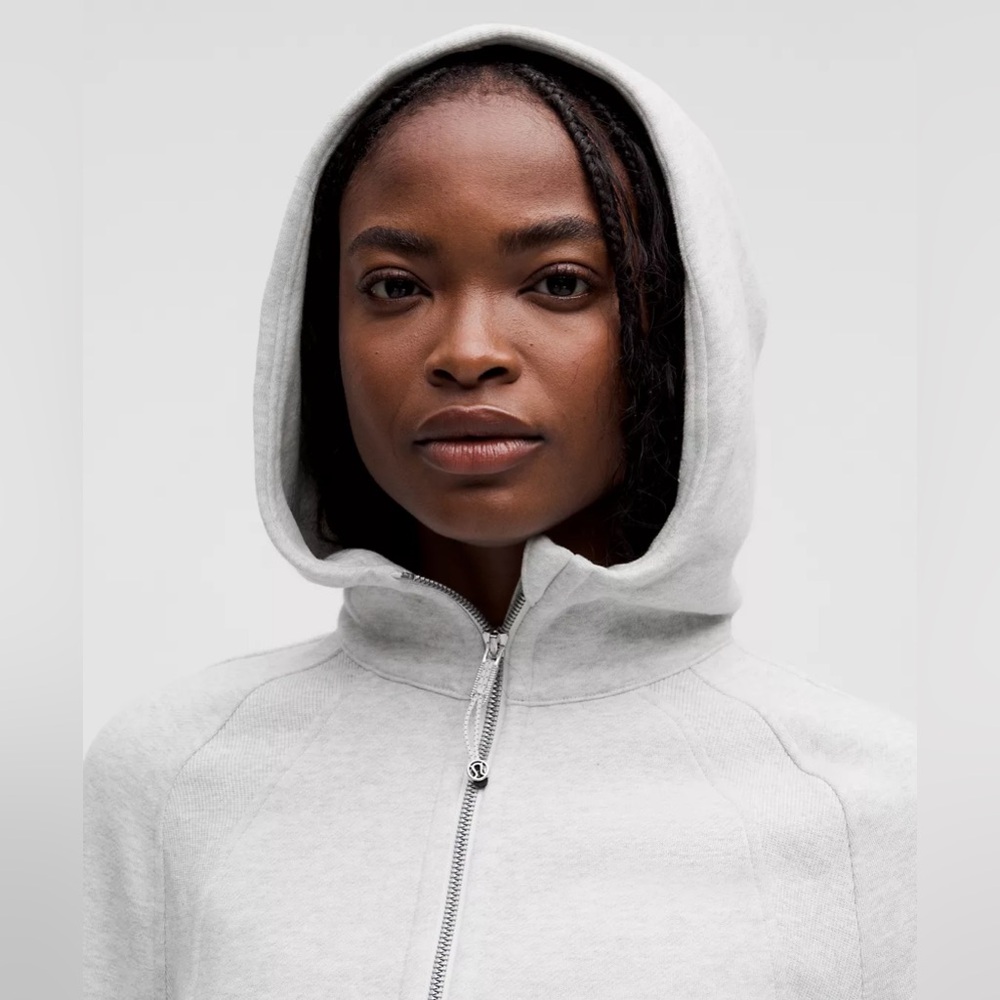 Part of MATCHING SET Lululemon Gray Sweatshirt Scuba Oversized Half-Zip Hoodie - Picture 4 of 9